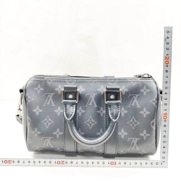 Louis Vuitton Keepall Bandouliere 25 Monogram Eclipse Hand Bag mon-2127-090425 - Picture 2 of 16